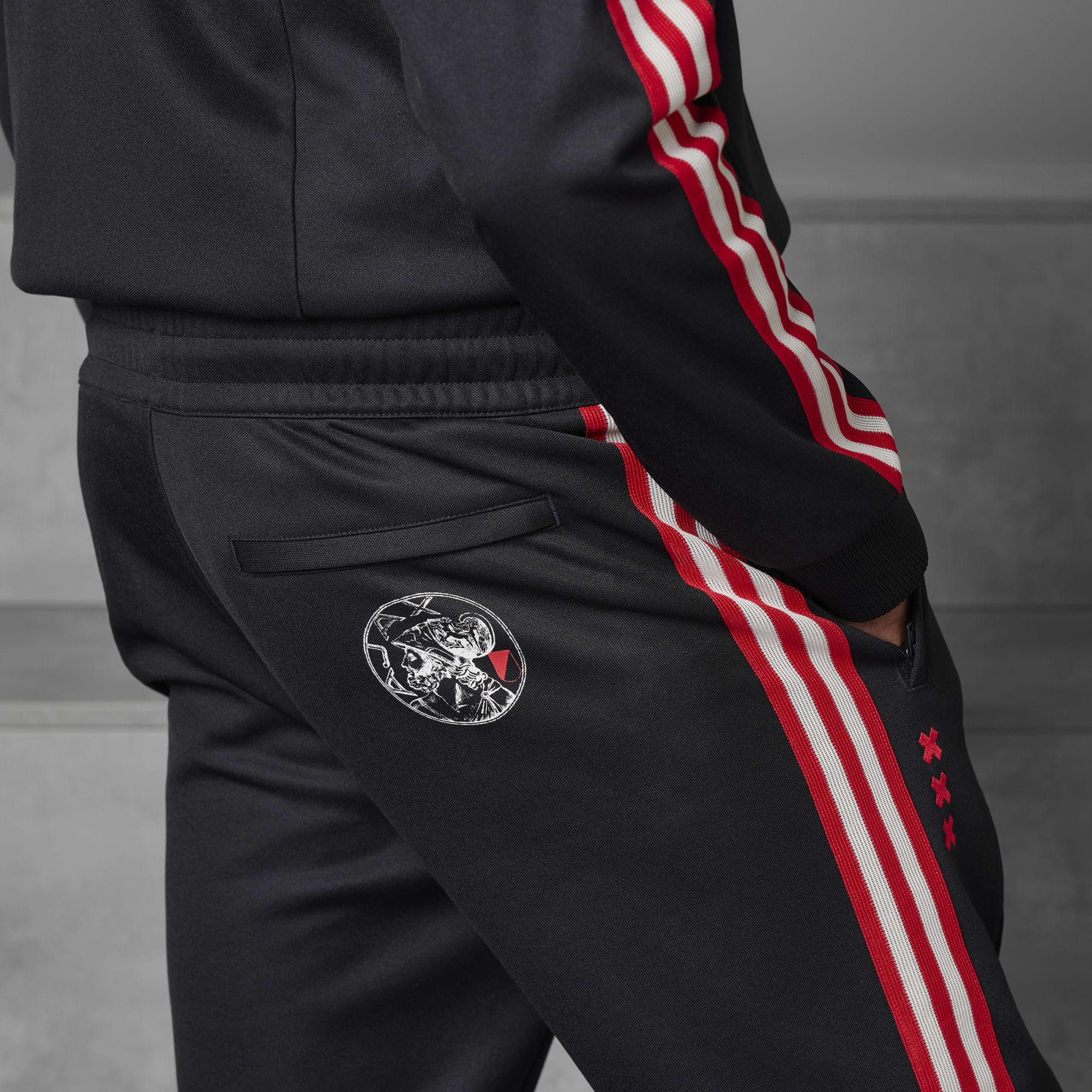 adidas Ajax Amsterdam Og Tracksuit Bottoms in Black | Lyst UK