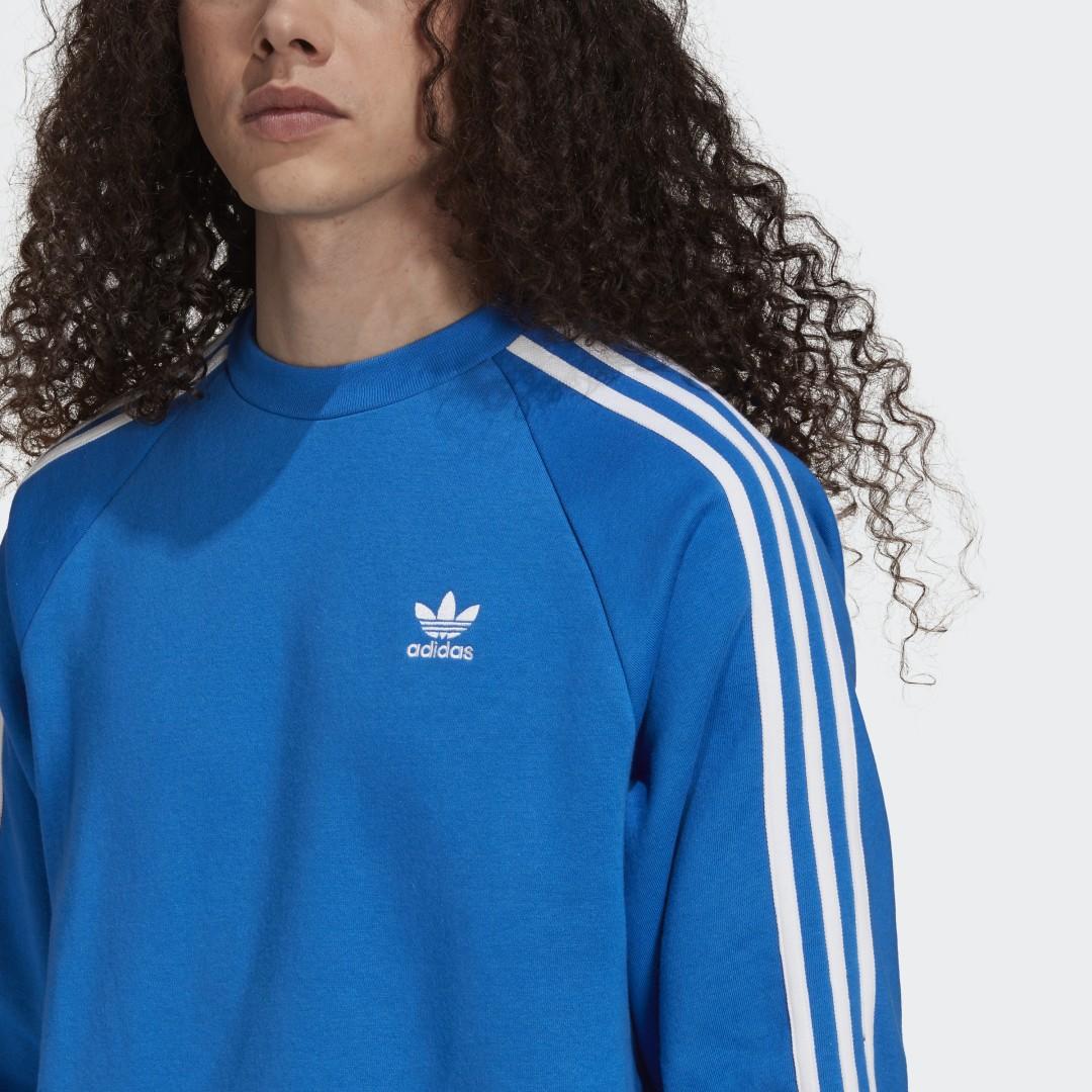 Sudadera cuello redondo Adicolor Classics 3 bandas - Naranja adidas | adidas  España