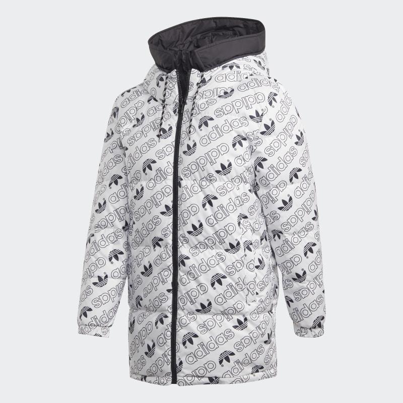 adidas reversible monogram down jacket