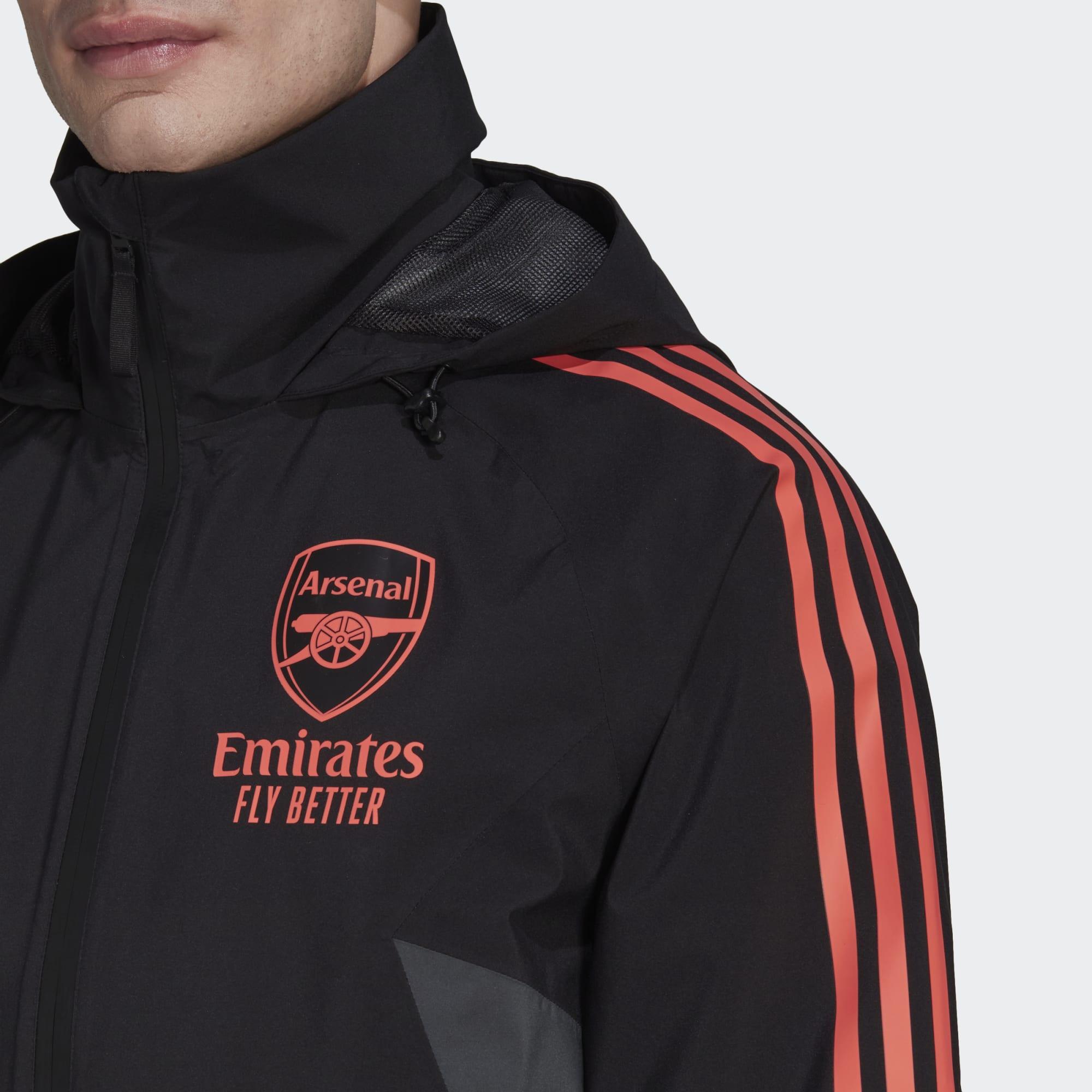 adidas Arsenal Condivo 22 Rain Jacket in Black for Men Lyst UK