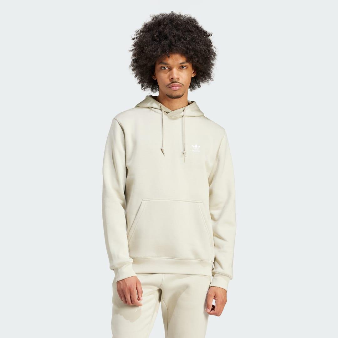Sweat-shirt à capuche Trefoil Essentials adidas Originals pour homme en  coloris Neutre | Lyst