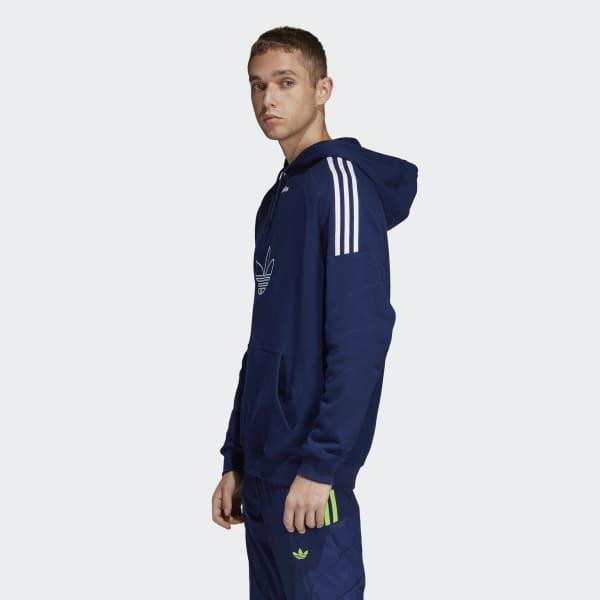 flock trefoil hoodie