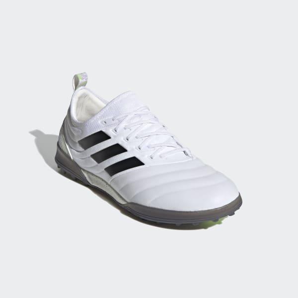 adidas Leather Copa 20.1 Turf Boots in White for Men - Lyst