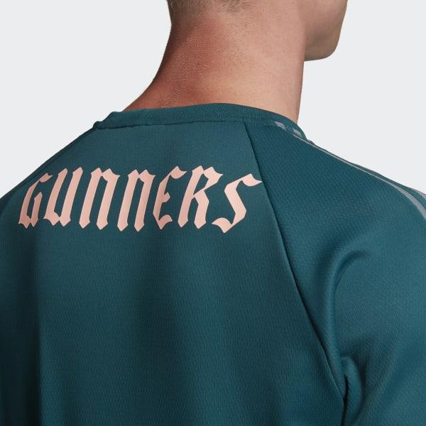 arsenal adidas green sweatshirt