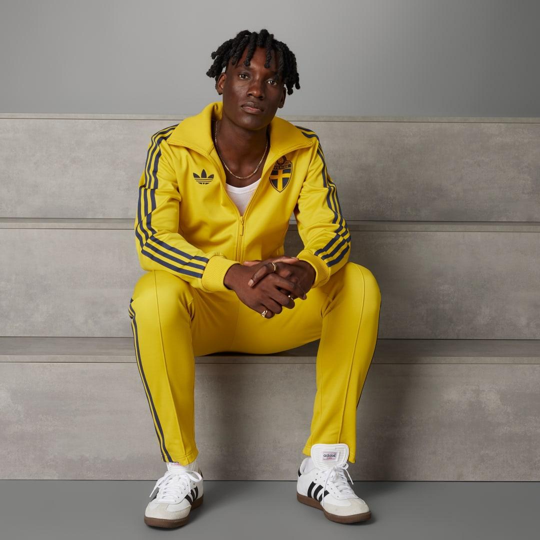adidas Schweden Beckenbauer Originals Jacke in Gelb Lyst DE