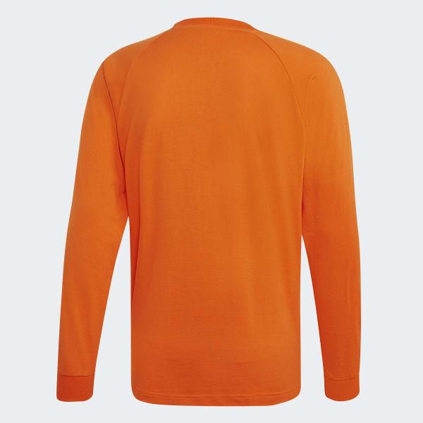 adidas orange long sleeve shirt
