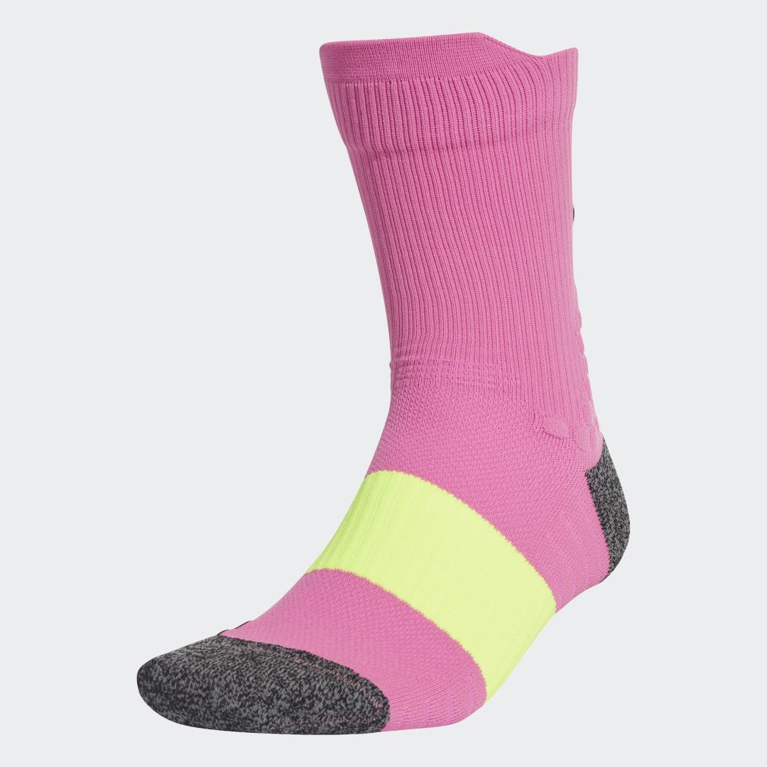 adidas Synthetik Running Ultralight Performance Crew Socken in Pink - Lyst