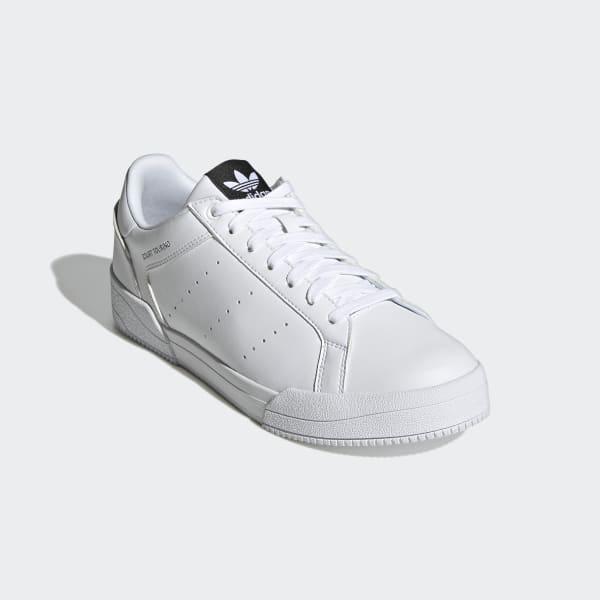 adidas Synthetic Court Tourino Shoes in White | Lyst