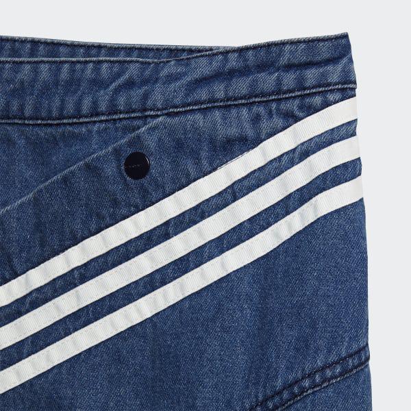 adidas Denim Skirt in Blue - Lyst