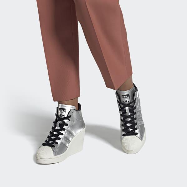 ديفا adidas Lace Superstar Ellure Shoes in Silver (Metallic) | Lyst ديفا