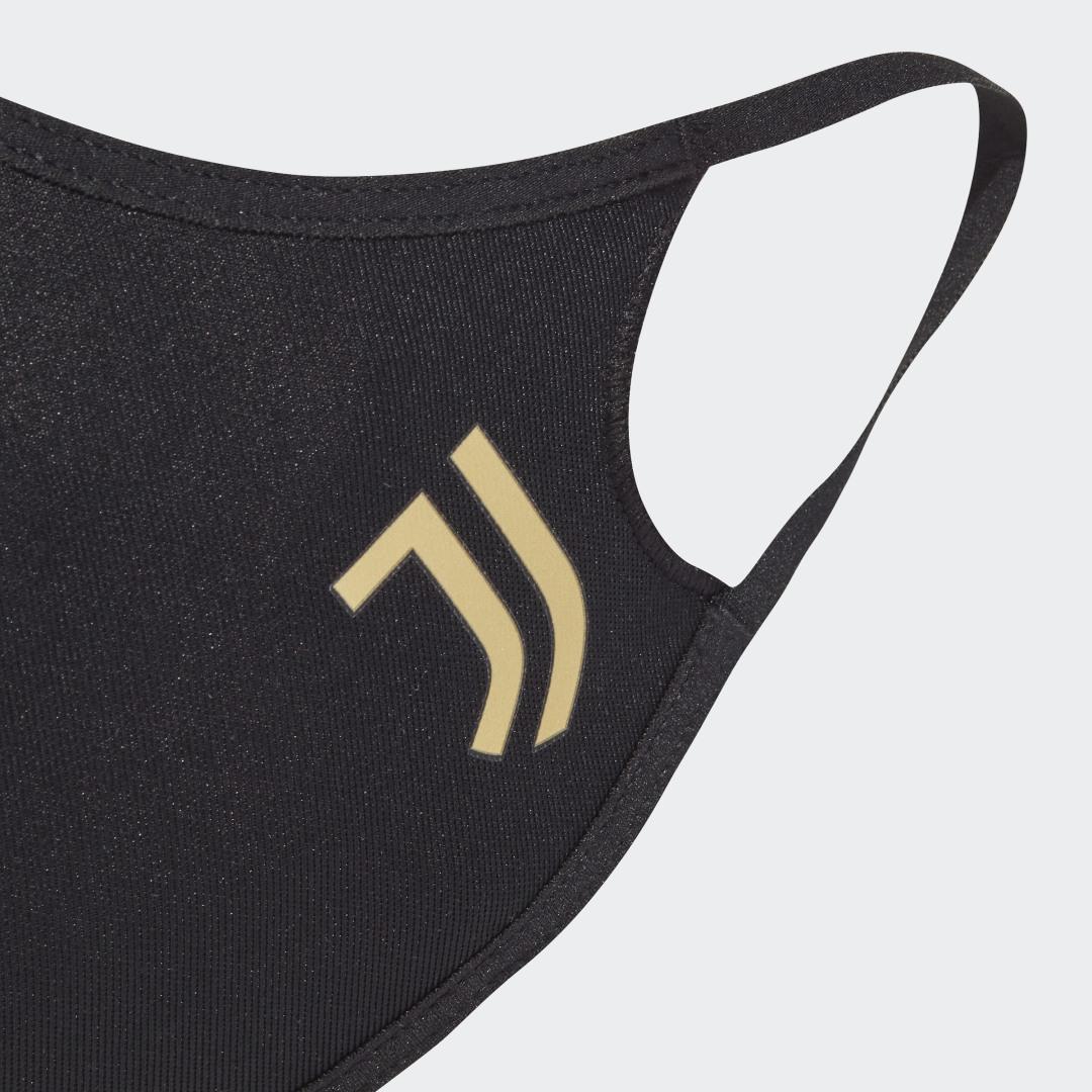 adidas Juventus Face Covers 3-Pack M/L - Black | adidas Thailand