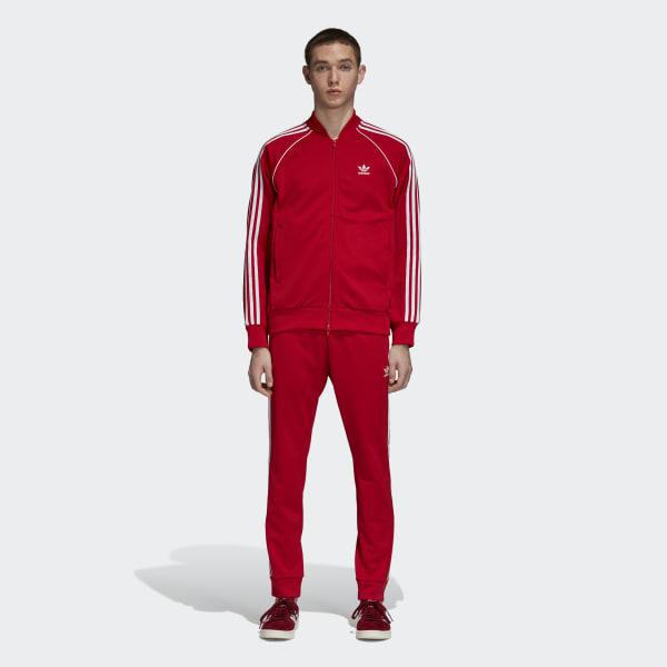 adidas scarlet red jacket