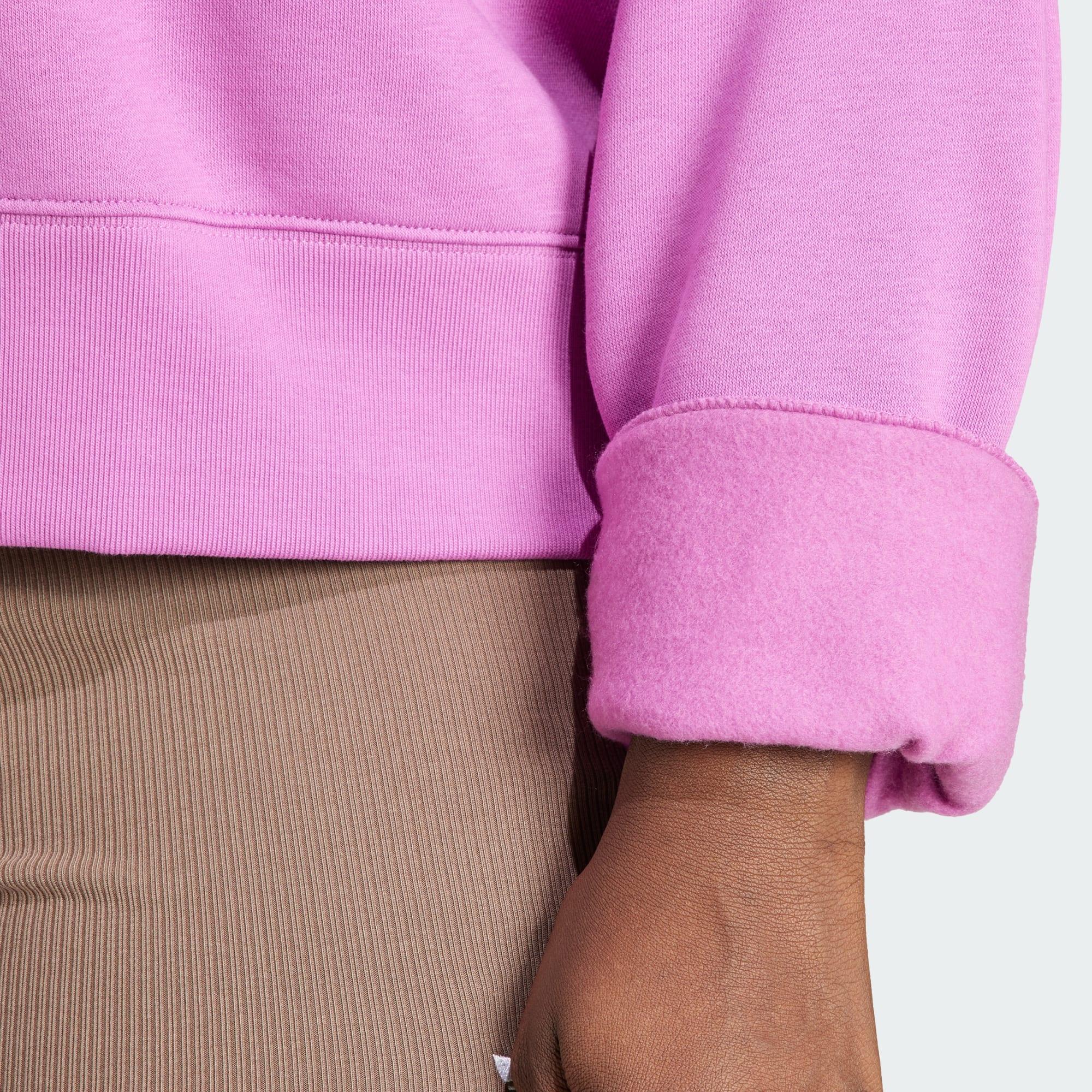 adidas Adicolor Essentials Crew Sweatshirt (plus Size) in Pink