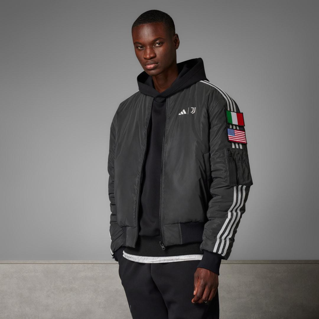 adidas Juventus X Nasa-Inspired Lfstlr Reversible Bomber Jacket in