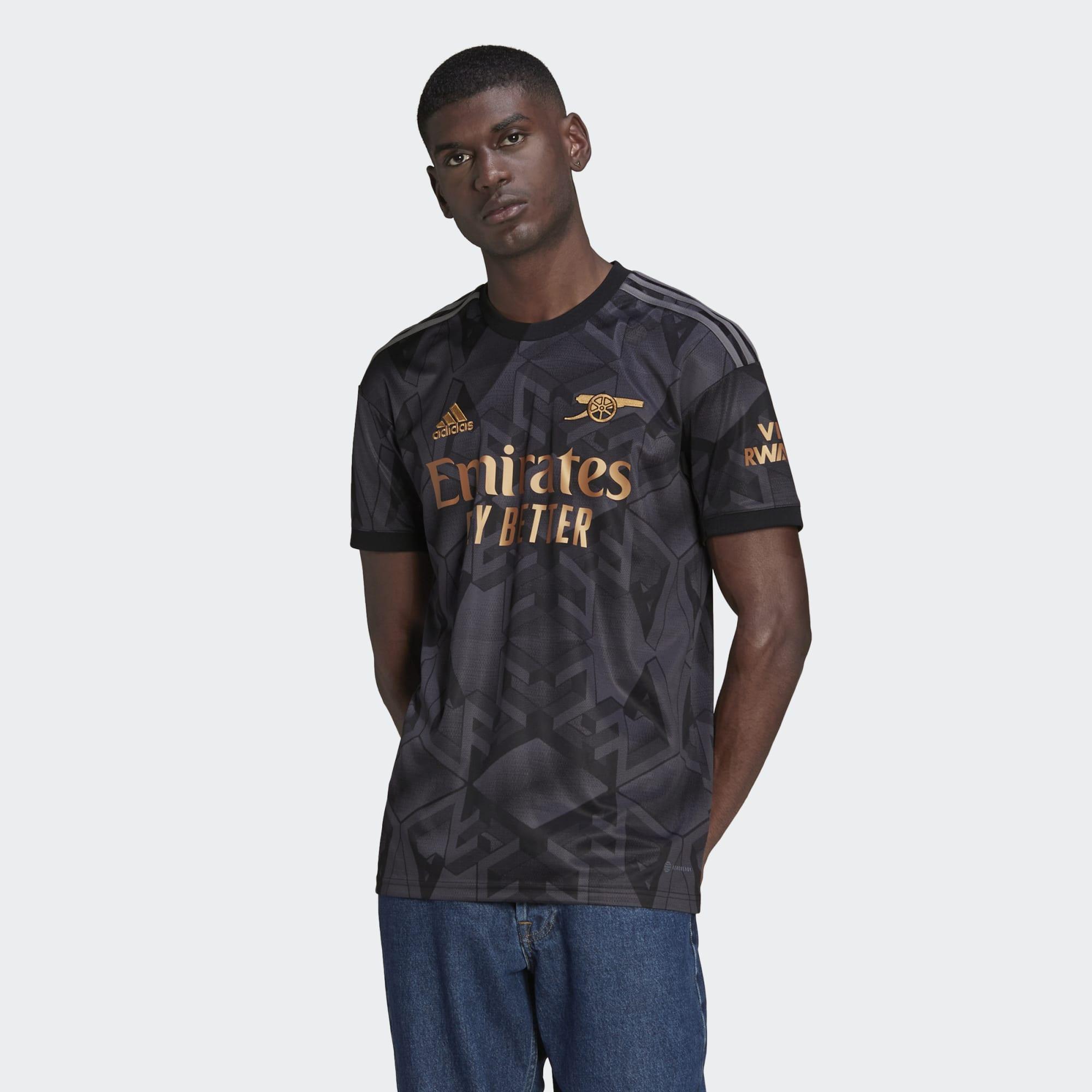 adidas Arsenal 22/23 Away Jersey in Black for Men | Lyst UK