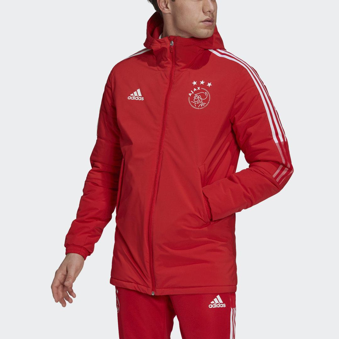 adidas Ajax Amsterdam Winter Jack in het Rood voor heren - Lyst