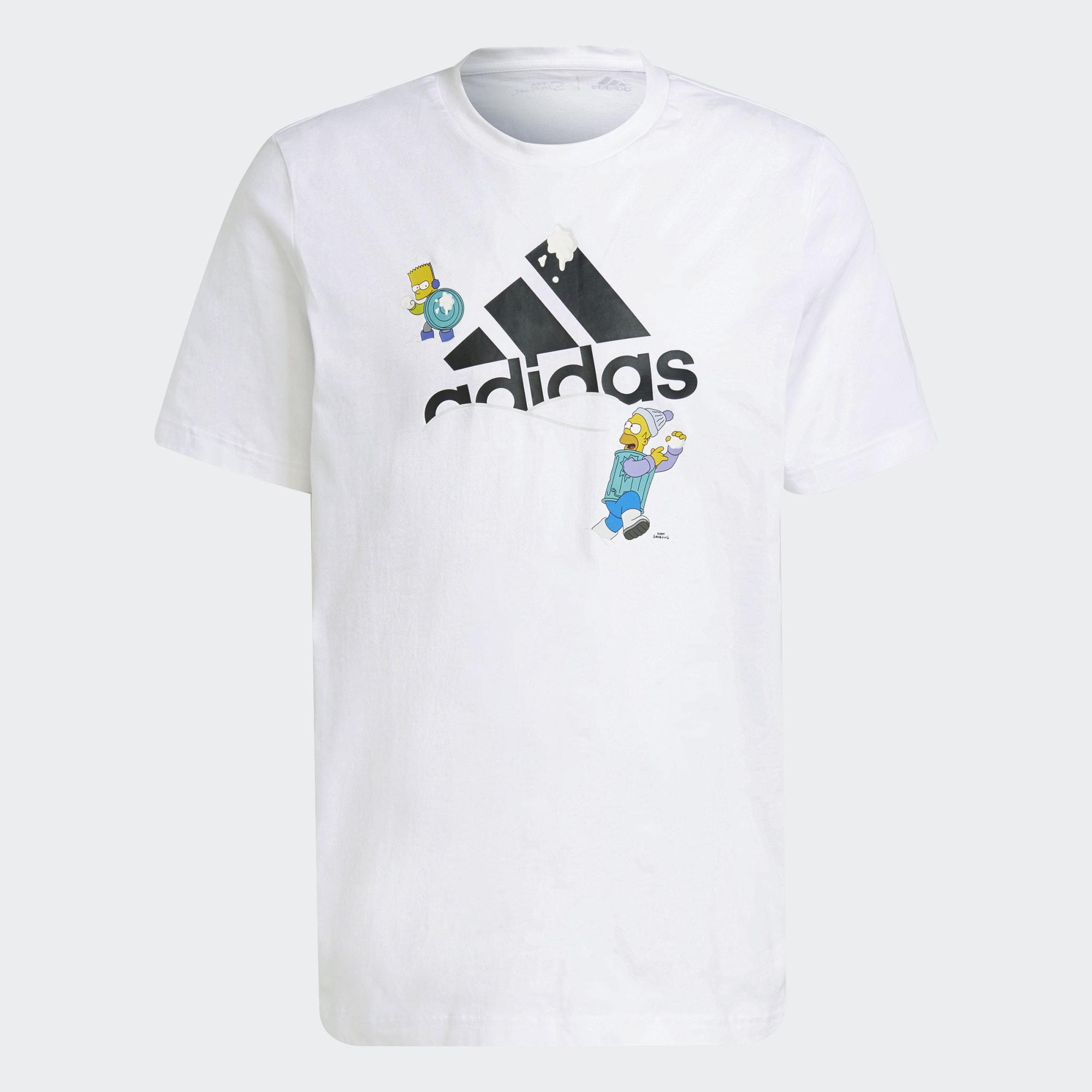 simpsons adidas t shirt