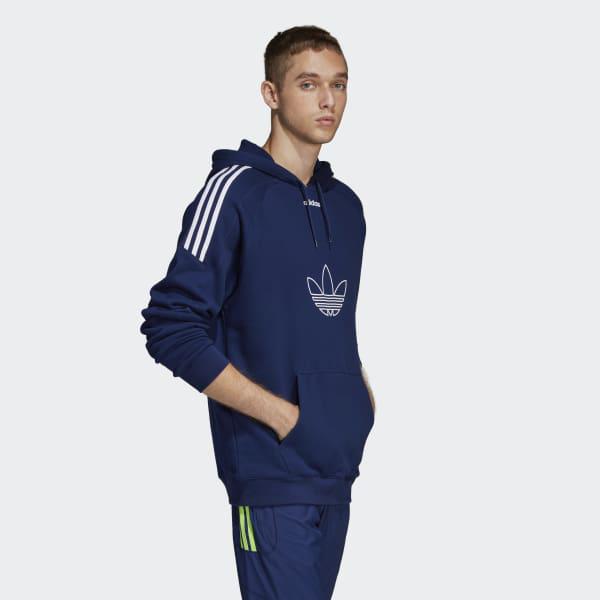 flock trefoil hoodie adidas