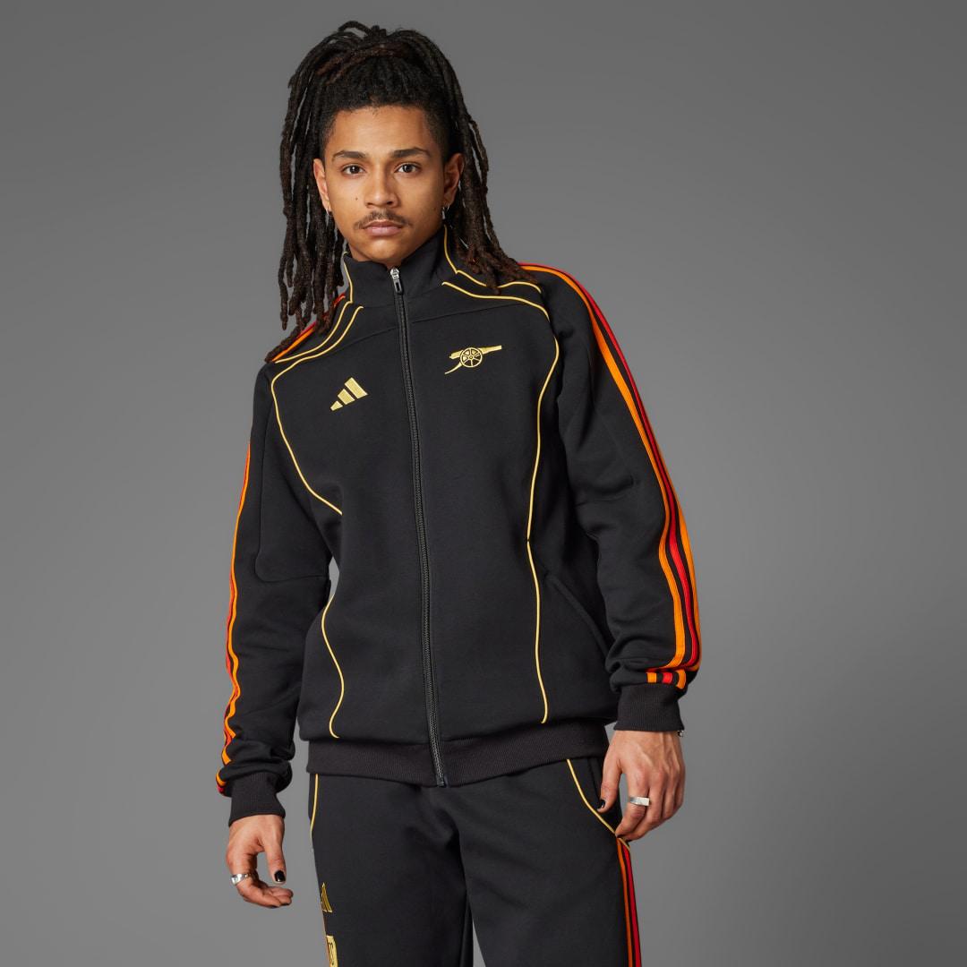 adidas Arsenal X Nts Ubp Doubleknit Track Top in Grey for Men