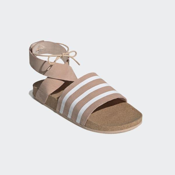 adilette ankle wrap sandals