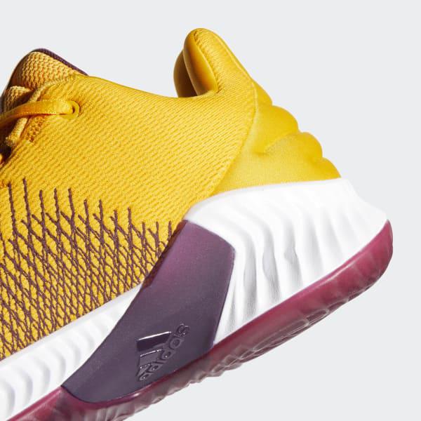 adidas Rubber Pro Bounce 2018 Low Shoes in Yellow for Men - Lyst