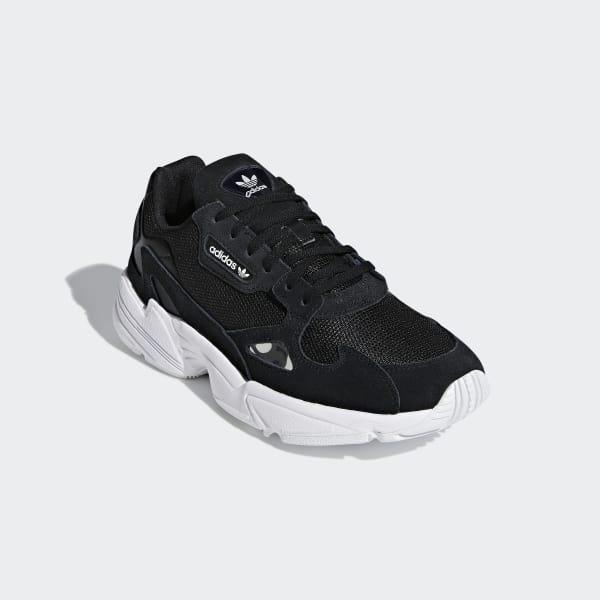 black adidas falcon shoes