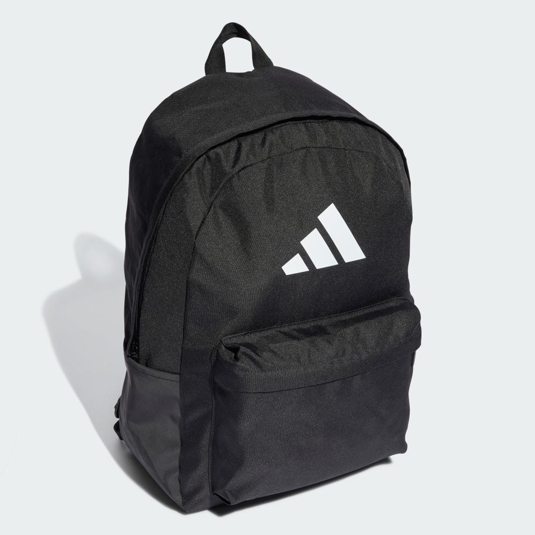 adidas Originals Classic Bar Logo Backpack in Black Lyst UK
