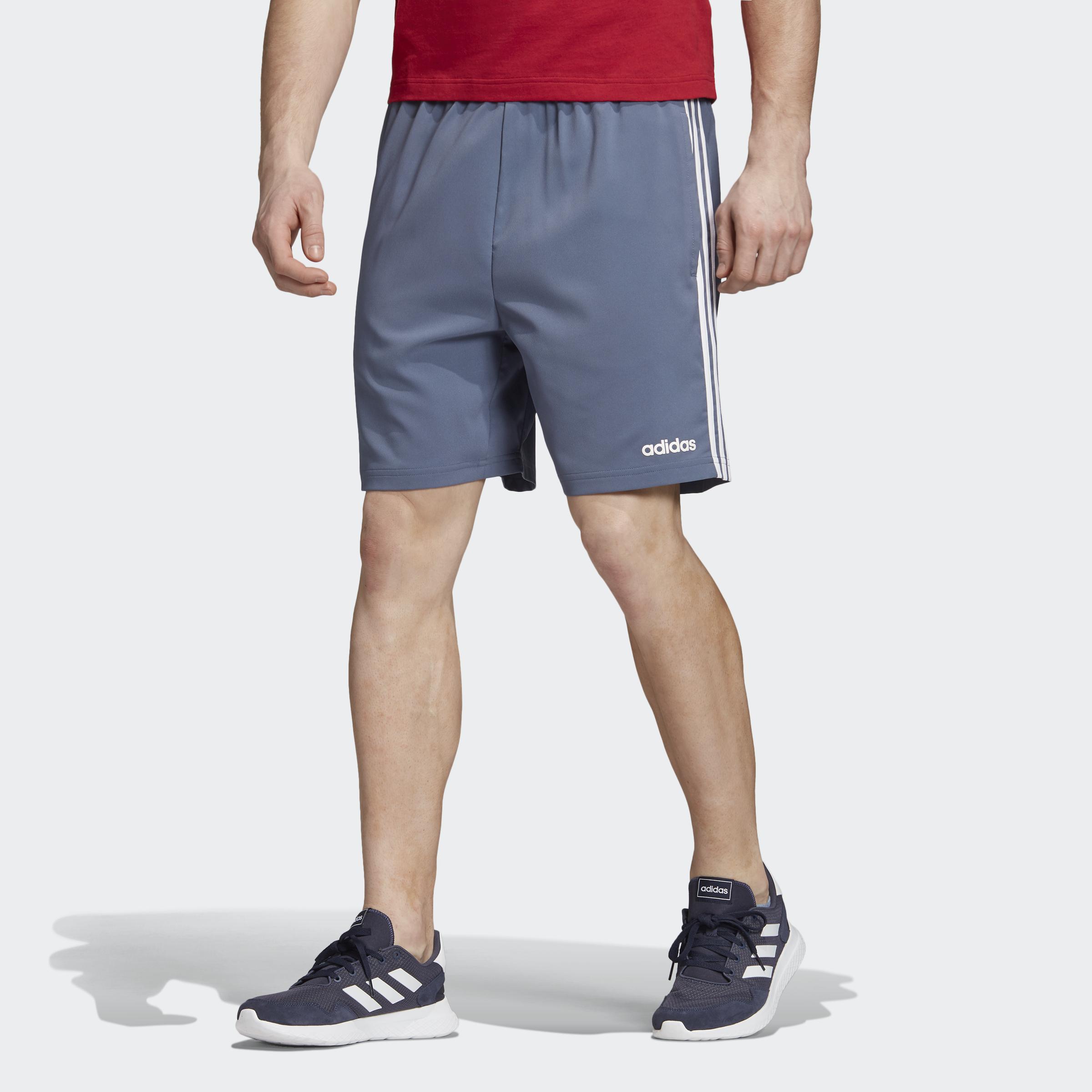 adidas Synthetic Essentials 3 stripes Chelsea Shorts 7 Inch adidas Essentials Chelsea 2 Single Jersey Short Pants Grau