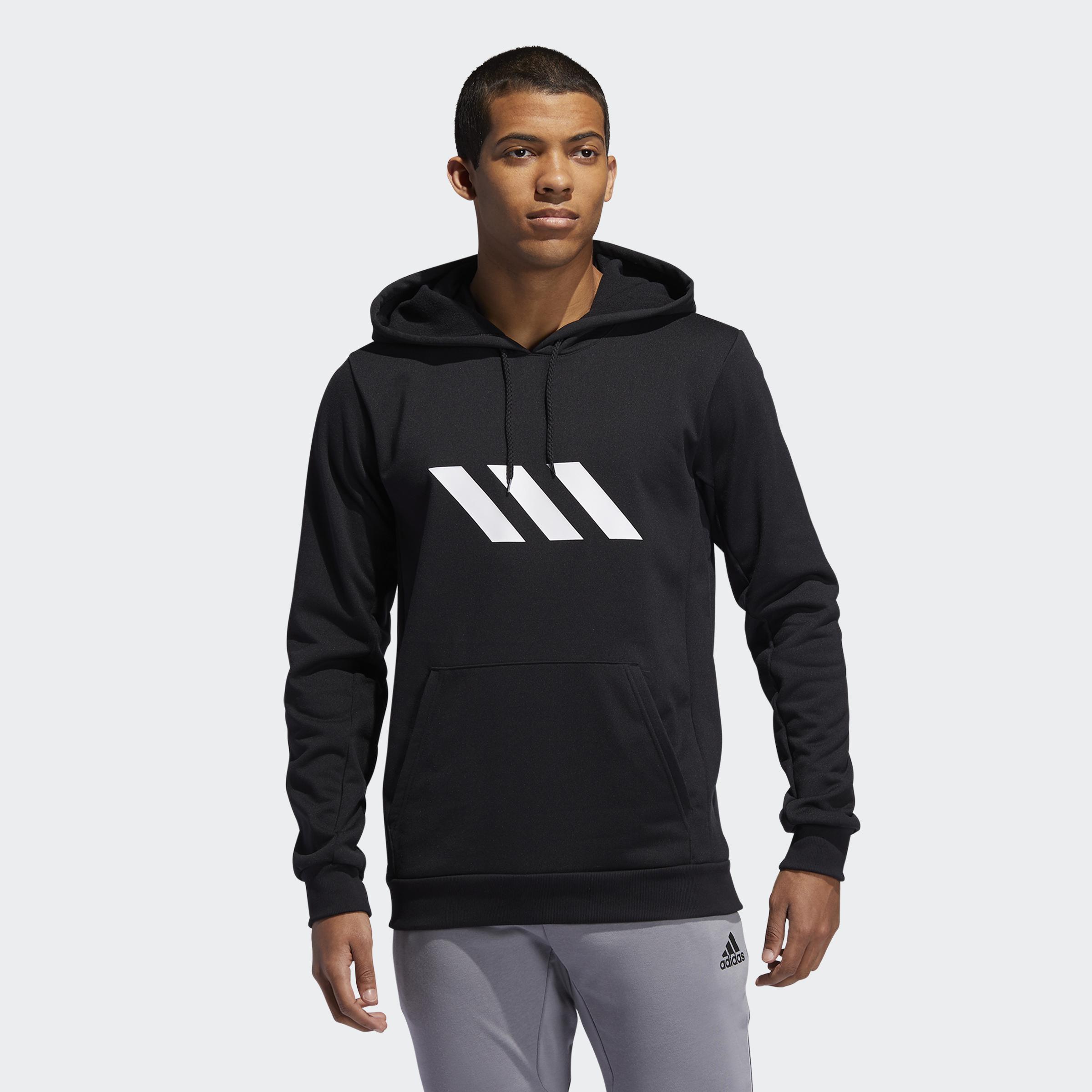 adidas Synthetic Spt B-ball Sweatshirt in Black for Men - Lyst