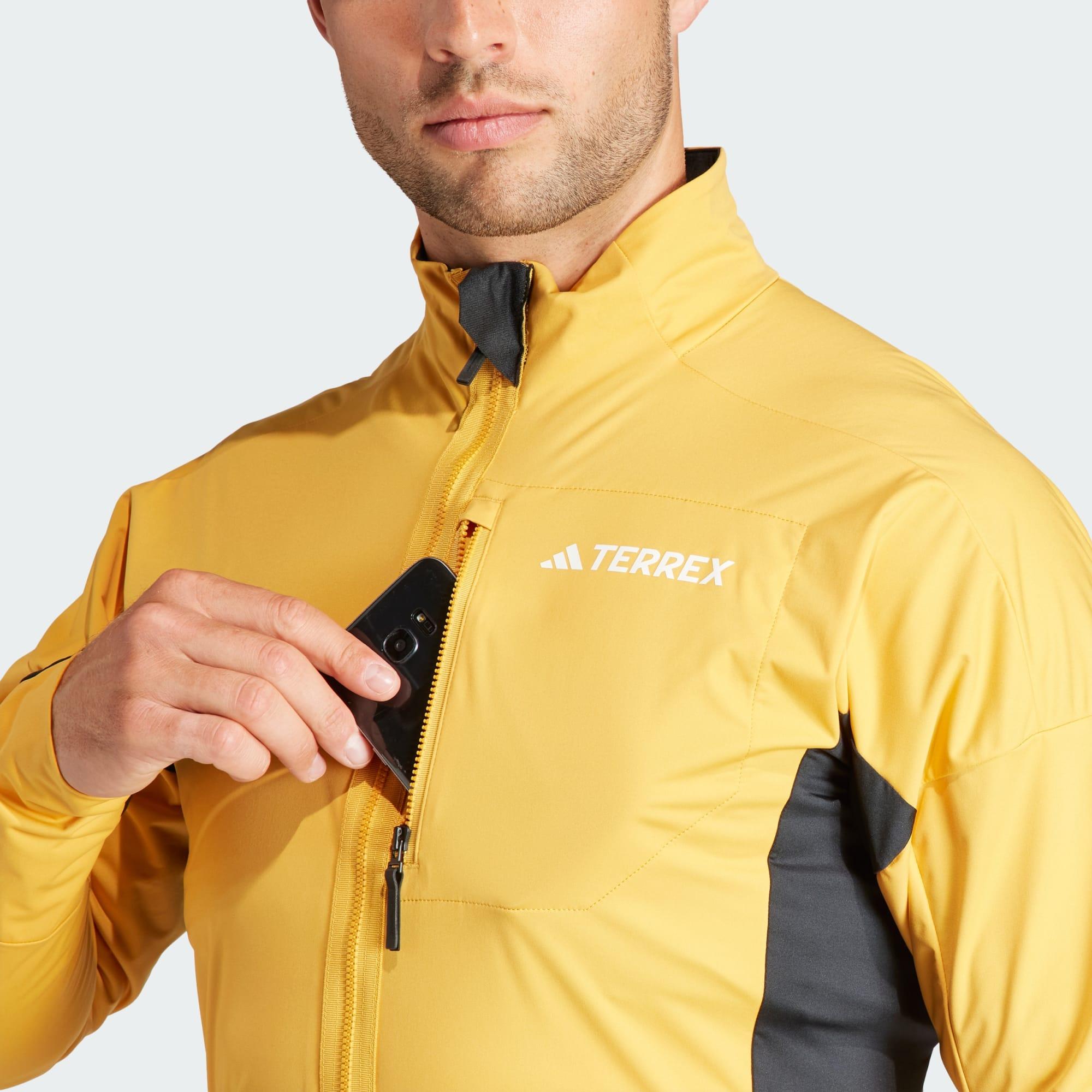adidas Terrex Xperior Cross-country Ski Soft Shell Jacket in Yellow for Men  | Lyst UK