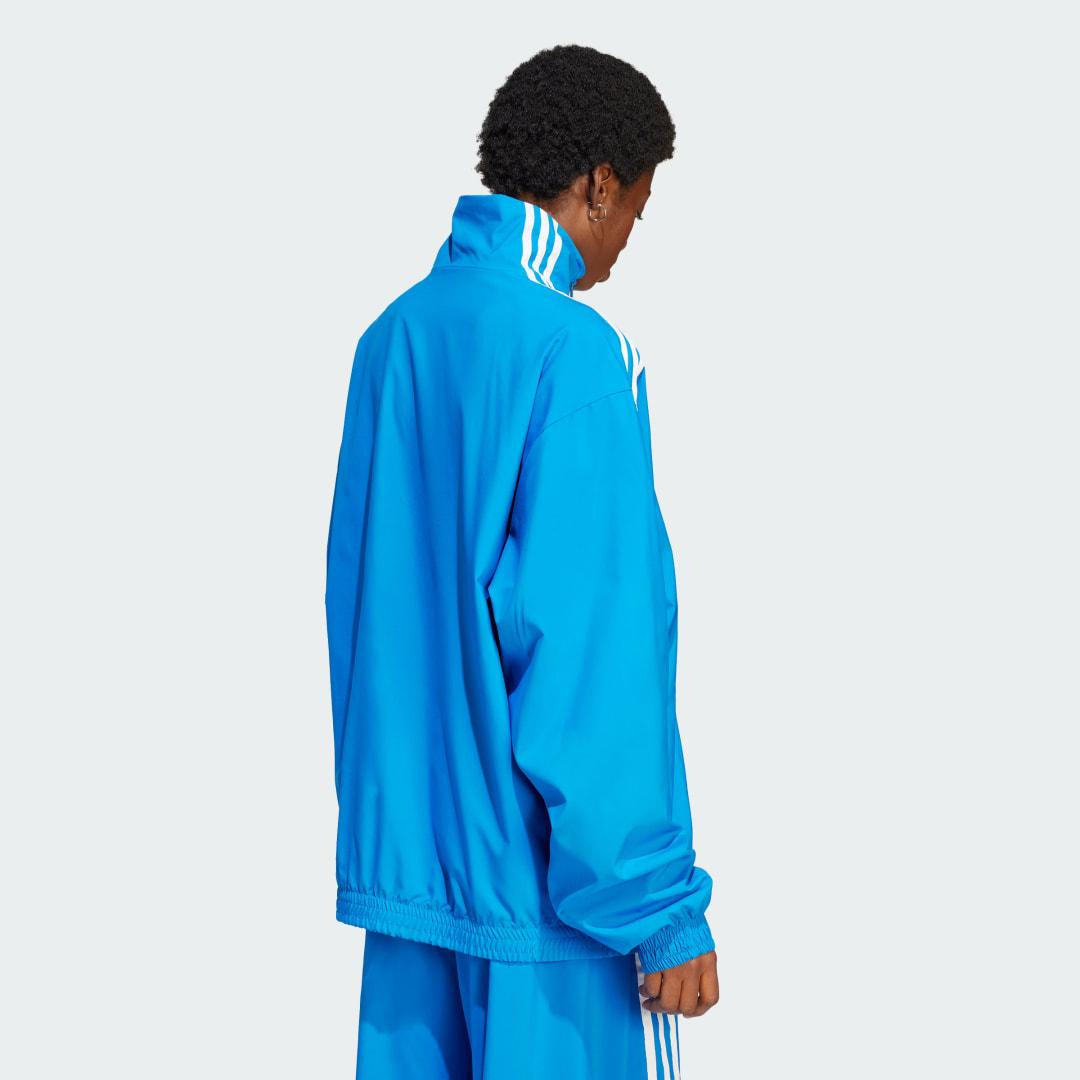 adidas Adilenium Oversized Track Top in Blue | Lyst UK