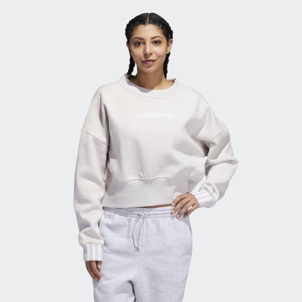 adidas Fleece Coeeze Cropped Sweatshirt 