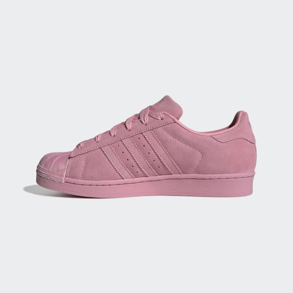 adidas superstar pink suede