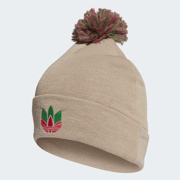 adidas 3d Adicolor Pompom Cuff Beanie 