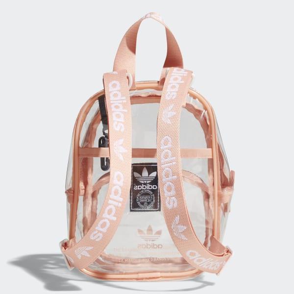 adidas clear pink backpack