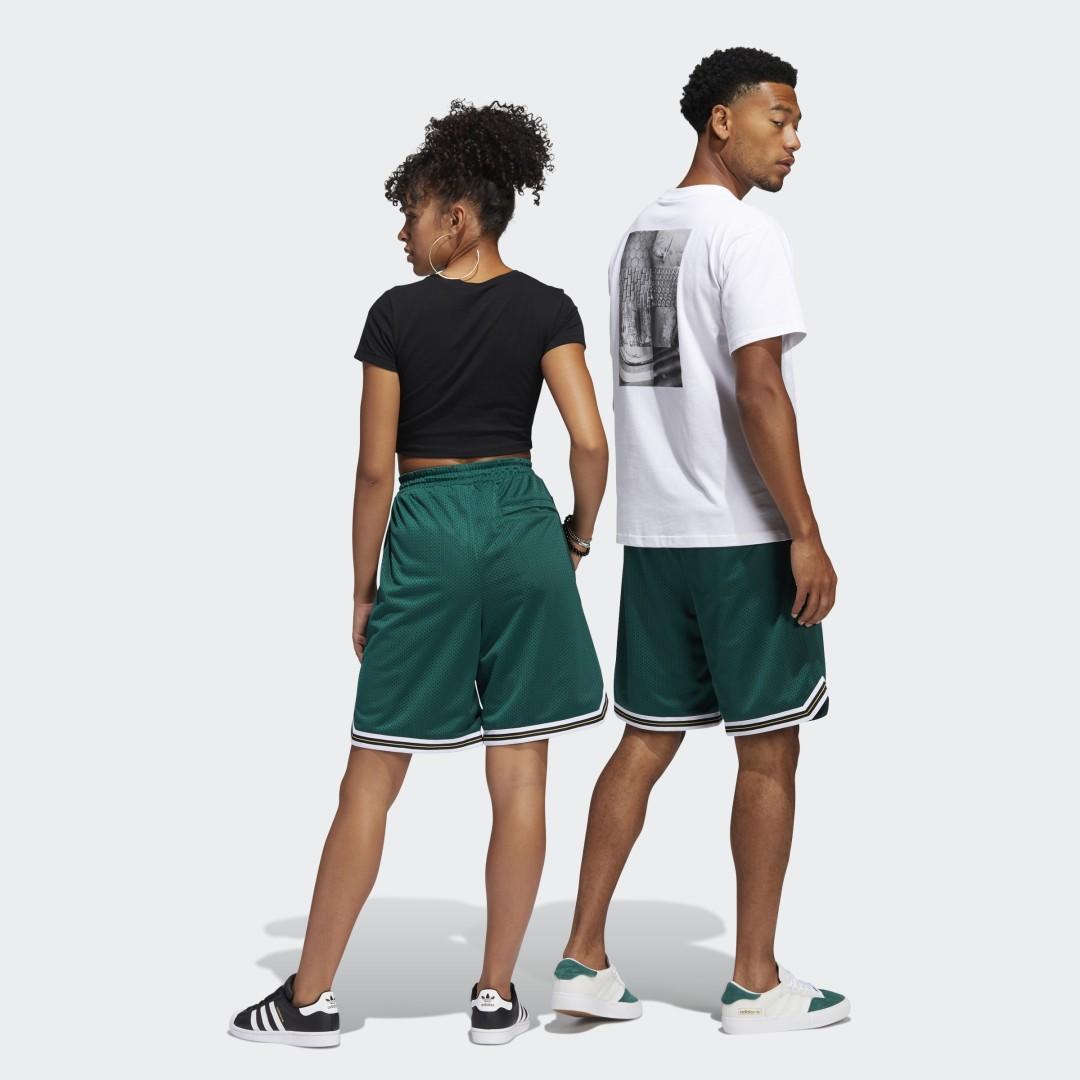 adidas Damen Tyshawn Basketball Shorts – Genderneutral in grün