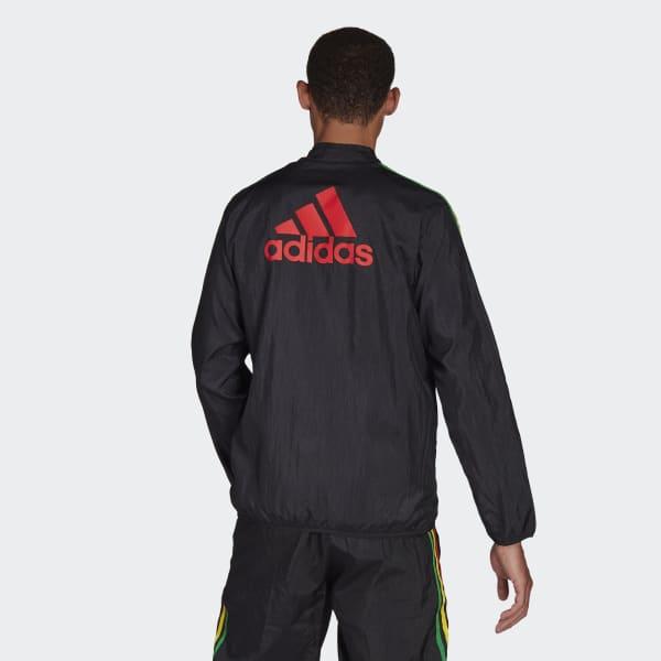adidas Ajax Amsterdam Icons Woven Jacket in Black for Men - Lyst