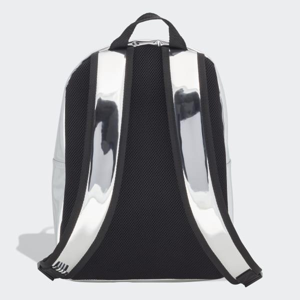 silver adidas backpack