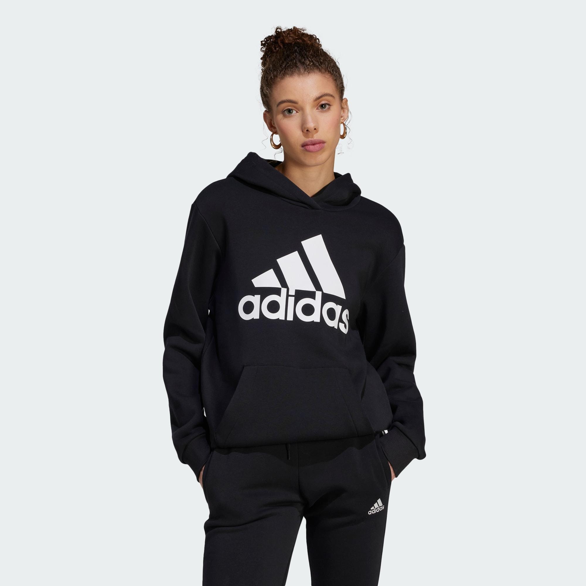 Adidas logo fleece best sale sweatpants