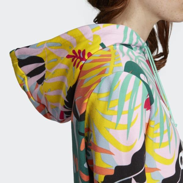 tropicalage cropped hoodie