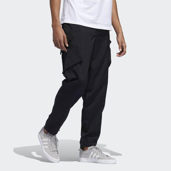 adidas Cotton Trihex Cargo Tracksuit Bottoms in Black for Men - Lyst