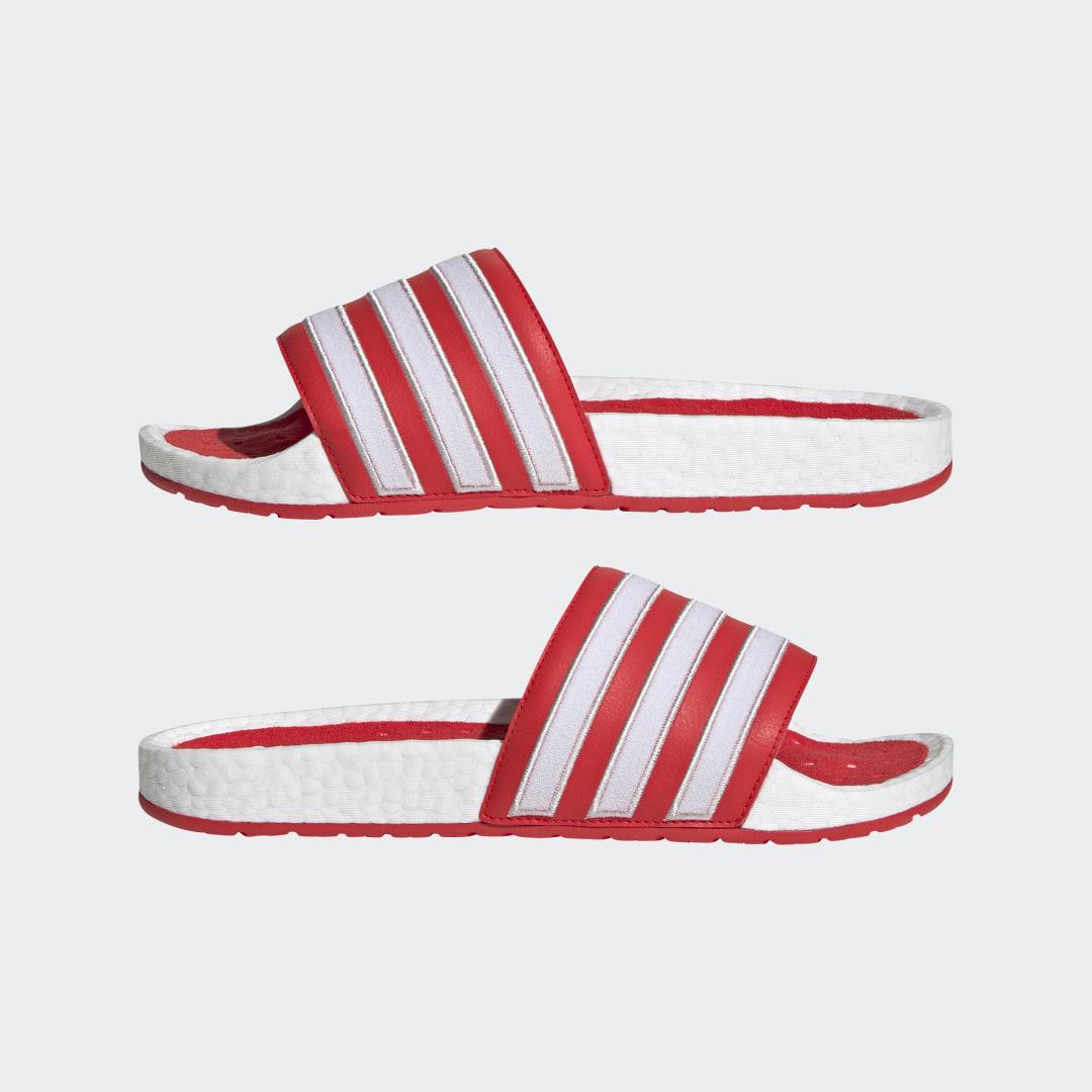 adidas Adilette Boost Badslippers in het Wit voor heren | Lyst NL