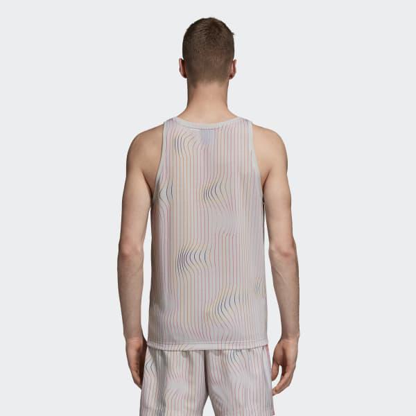 adidas warped stripes tank top