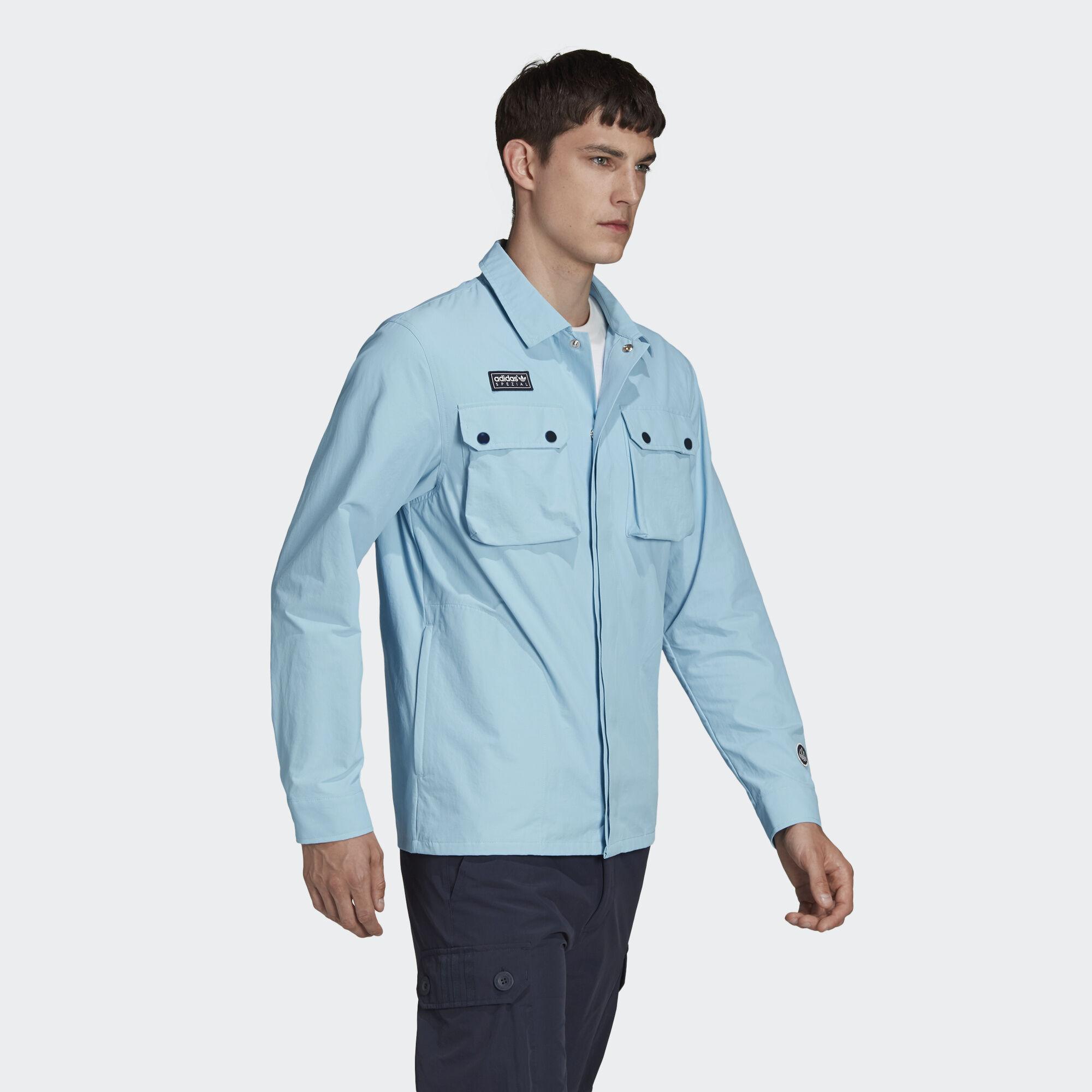adidas Gilbraith Overshirt in Blue for Men | Lyst UK