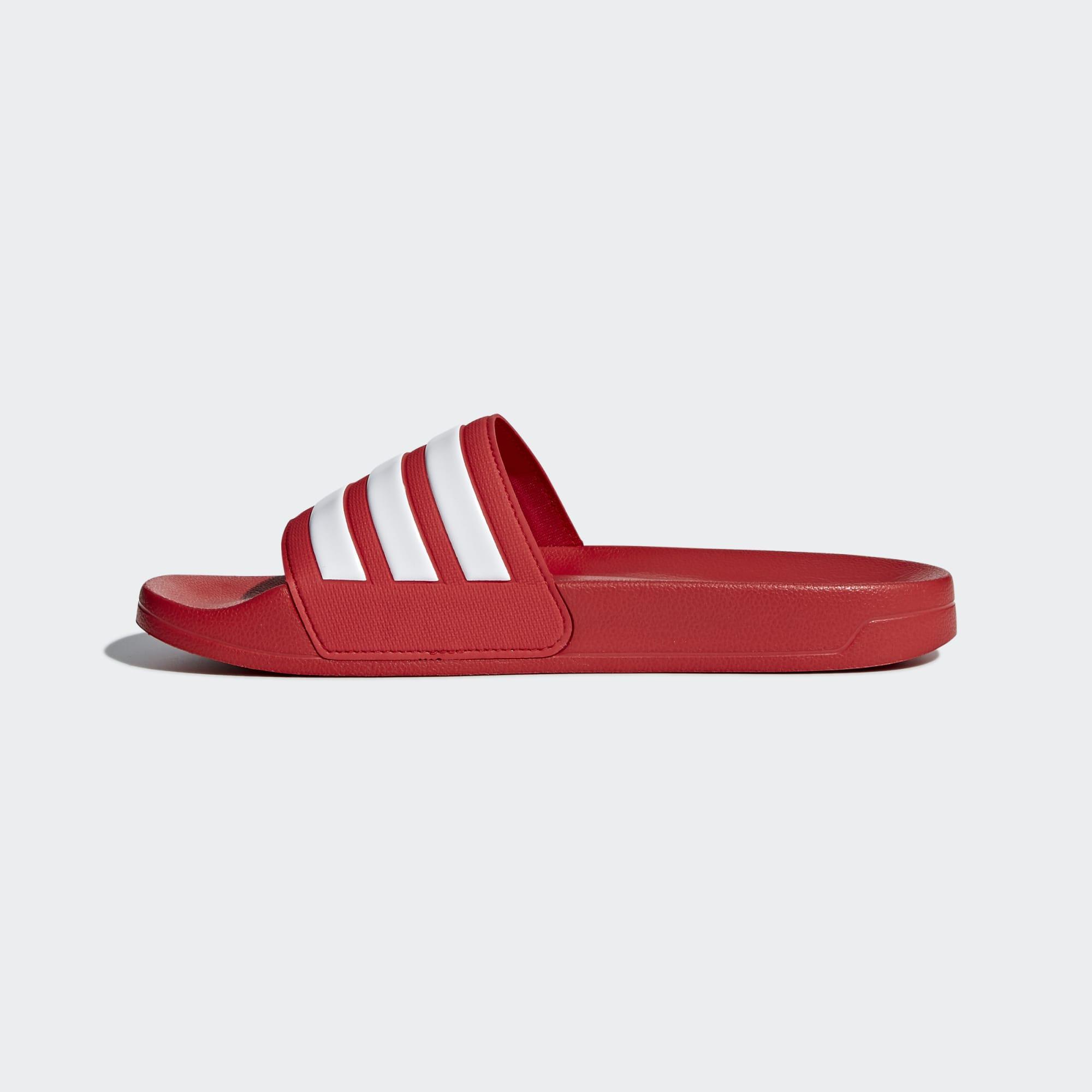 adidas adilette comfort red