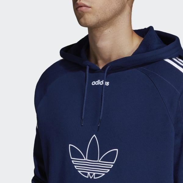 flock trefoil hoodie adidas