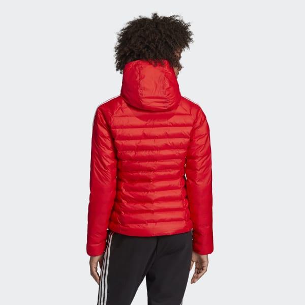 adidas originals slim jacket red