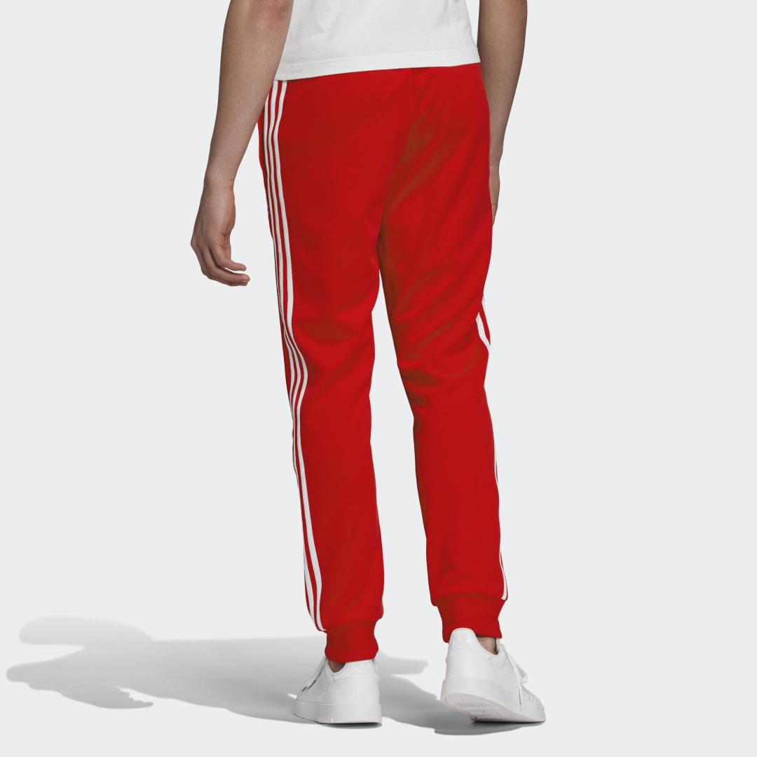adidas Synthetisch Adicolor Classics Primeblue Sst Trainingsbroek in het  Rood voor heren - Lyst