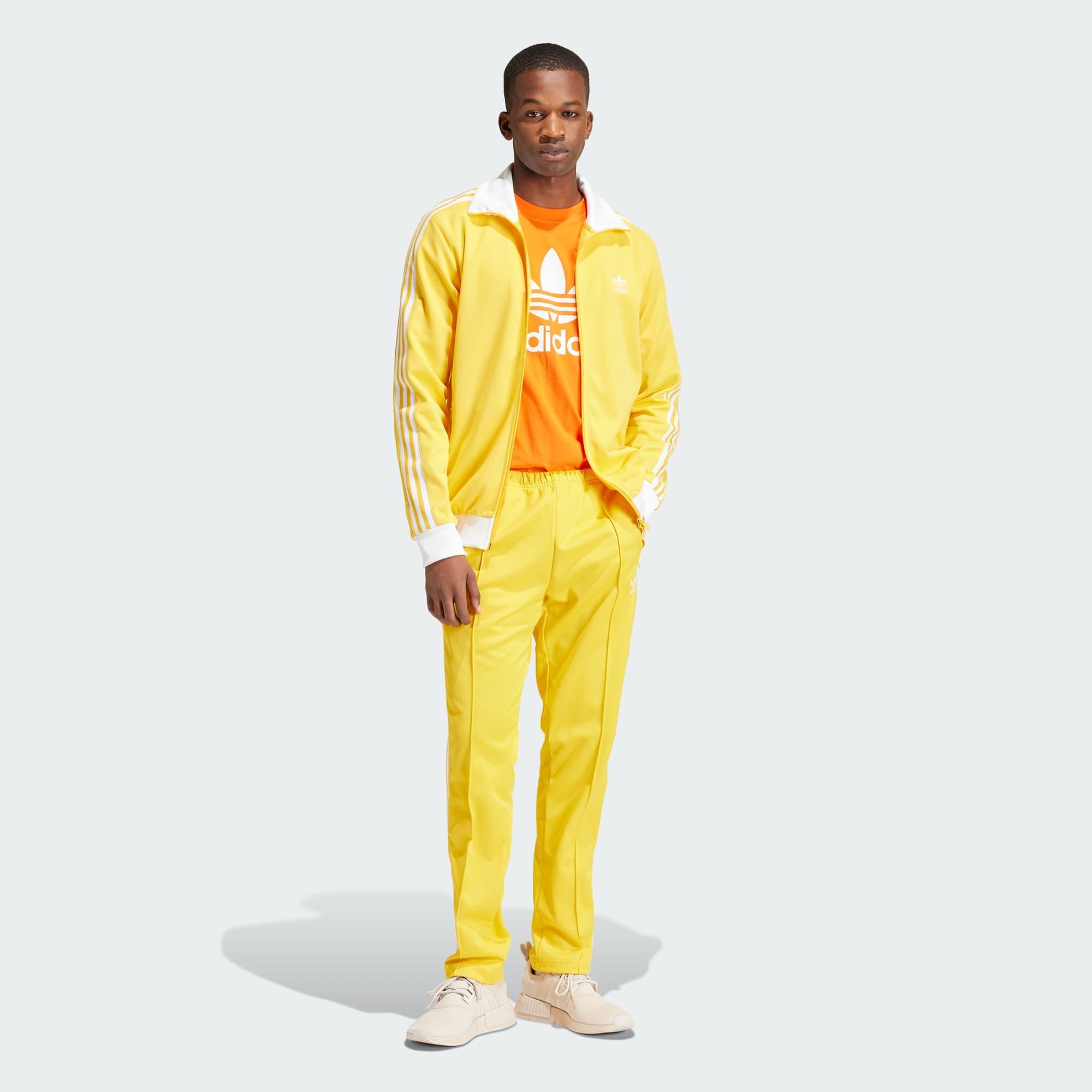 adidas Adicolor Classics Beckenbauer Track Top in Yellow for Men Lyst UK