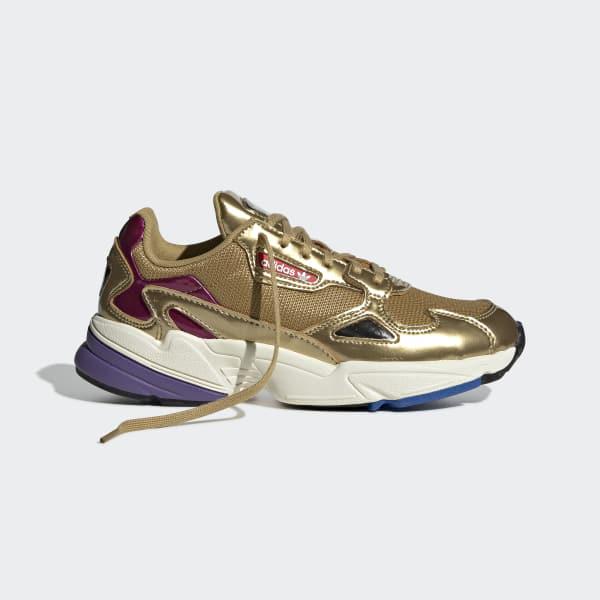 adidas Falcon Shoes in Gold (Metallic) - Lyst